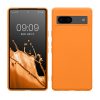 Etui Kwmobile do Google Pixel 7a, pomarańczowe, silikonowe, 61614.15