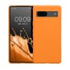 Etui Kwmobile do Google Pixel 7a, pomarańczowe, silikonowe, 61614.15