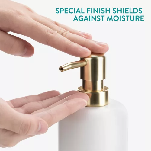 Set accesorii baie Navaris, 3 piese, suport periute, dozator si savoniera, polirasina, alb, rasina