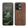 Etui Kwmobile do OnePlus Nord 3 5G, brązowe, drewno/silikon, 61770.18