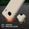 Etui Kwmobile ze smyczą do Google Pixel 7a, kremowe, silikonowe, 61600.16