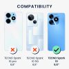 Etui Kwmobile do Tecno Spark 10, czarne, silikonowe, 61755.47