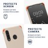 Etui Kwmobile ze smyczą do Huawei P30 Lite, kremowe, silikonowe, 52079.16