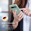 Etui Kwmobile do Google Pixel 7a, jasnozielone, silikonowe, 61614.200