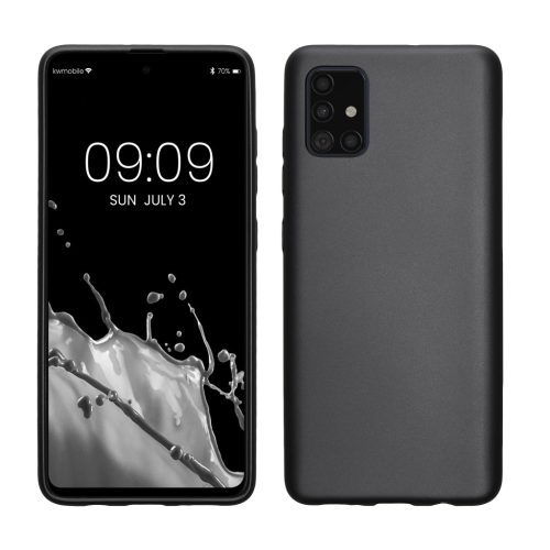 Etui Kwmobile do Samsung Galaxy A51, szare, silikonowe, 51201.232
