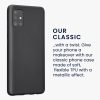 Etui Kwmobile do Samsung Galaxy A51, szare, silikonowe, 51201.232
