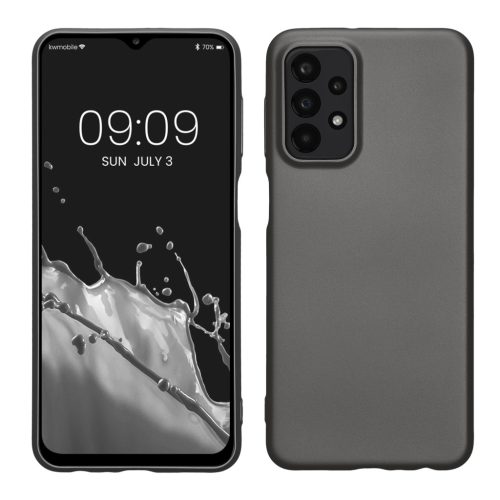 Etui Kwmobile do Samsung Galaxy A23/Galaxy A23 5G, Szare, Silikon, 57955.232