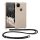 Etui Kwmobile ze smyczą do Google Pixel 4a, kremowe, silikonowe, 53842.16