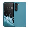 Etui Kwmobile do Samsung Galaxy S23, niebieskie, silikonowe, 60312.251