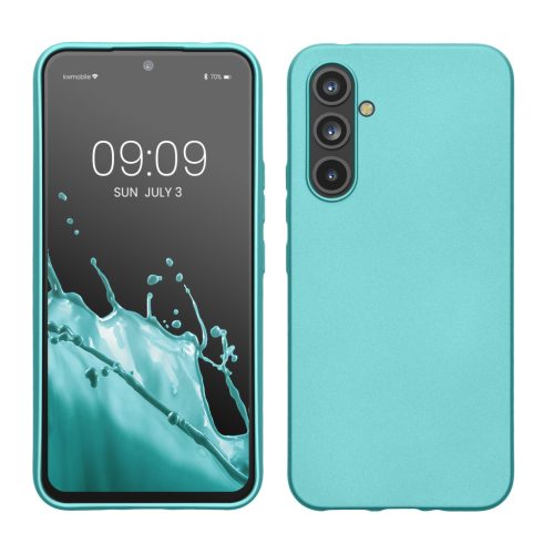 Etui Kwmobile do Samsung Galaxy A54 5G, jasnozielone, silikonowe, 60797.231
