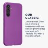 Etui Kwmobile do Samsung Galaxy A54 5G, Fioletowe, Silikonowe, 60797.24