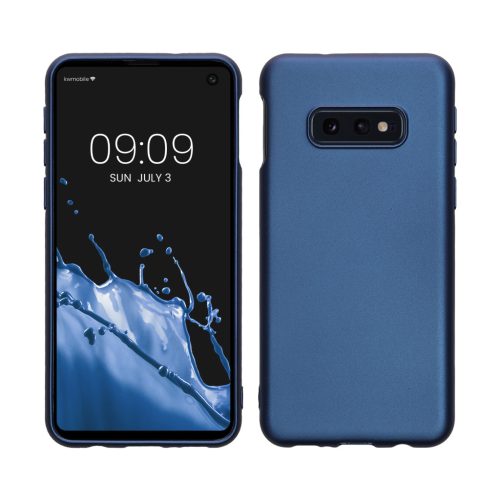 Etui Kwmobile do Samsung Galaxy S10e, niebieskie, silikonowe, 47575.64