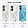 Etui Kwmobile do Honor 90 Lite, Ciemny Fiolet, Silikon, 61745.115