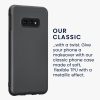 Etui Kwmobile do Samsung Galaxy S10e, szare, silikonowe, 47575.232