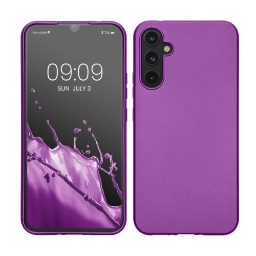 Etui Kwmobile do Samsung Galaxy A34 5G, Fioletowe, Silikonowe, 60810.24