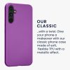 Etui Kwmobile do Samsung Galaxy A34 5G, Fioletowe, Silikonowe, 60810.24