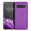 Etui Kwmobile do Samsung Galaxy S10, fioletowe, silikonowe, 47452.24
