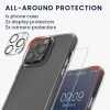 Zestaw etui i 2 folii ochronnych na przód/aparat do Apple iPhone 14 Pro Max, przezroczysty, plastik/szkło hartowane, 61826.03