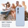 Etui Kwmobile do Honor 90 5G, niebieskie, silikonowe, 61742.108