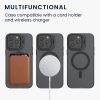 Etui Kwmobile do Apple iPhone 14 Pro Max, czarne/przezroczyste, silikonowe, 61852.01
