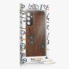 Etui Kwmobile do Samsung Galaxy A34 5G, brązowe, drewno/silikon, 60813.09