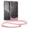 Etui Kwmobile ze smyczą do Xiaomi Redmi 12, wielokolorowe, silikonowe, 61889.01