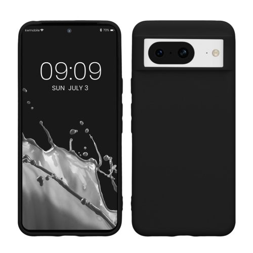 Etui Kwmobile do Google Pixel 8, czarne, silikonowe, 61855.47