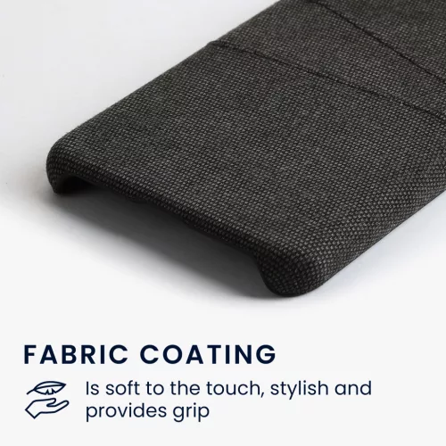 Etui Kwmobile do Google Pixel 8, ciemnoszare, materiał tekstylny/plastik, 61883.19