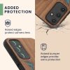 Etui Kwmobile do Samsung Galaxy A14 5G, Brązowe/Wielokolorowe, Drewno/Silikon, 60817.07
