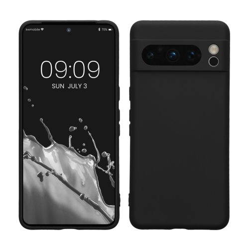Etui Kwmobile do Google Pixel 8 Pro, czarne, silikonowe, 61860.01