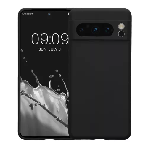 Etui Kwmobile do Google Pixel 8 Pro, czarne, silikonowe, 61860.01