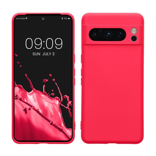 Etui Kwmobile do Google Pixel 8 Pro, różowe, silikonowe, 61860.77