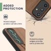 Etui Kwmobile do Samsung Galaxy A54 5G, brązowe, drewno/silikon, 60799.09