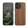 Etui Kwmobile do Xiaomi Redmi 12, brązowe, drewno/silikon, 61881.18