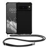 Etui Kwmobile ze smyczą do Google Pixel 8 Pro, czarne, silikonowe, 61868.01
