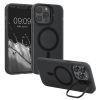 Etui Kwmobile do Apple iPhone 13 Pro Max, czarne/przezroczyste, silikonowe, 61941.01