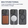 Etui Kwmobile do Apple iPhone 13 Pro Max, czarne/przezroczyste, silikonowe, 61941.01