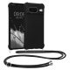 Etui Kwmobile ze smyczą do Google Pixel 8, czarne, silikonowe, 61867.01