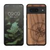 Etui Kwmobile do Google Pixel 8, brązowe, drewno/silikon, 61875.02