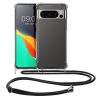 Etui Kwmobile do Google Pixel 8 Pro, przezroczyste/czarne, silikonowe, 61864.01