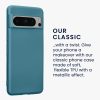 Etui Kwmobile do Google Pixel 8 Pro, niebieskie, silikonowe, 61858.251