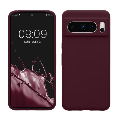 Etui Kwmobile do Google Pixel 8 Pro, fioletowe, silikonowe, 61854.187