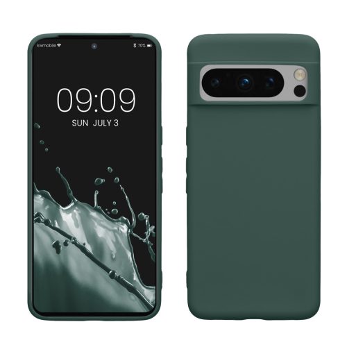 Etui Kwmobile do Google Pixel 8 Pro, zielone, silikonowe, 61856.171