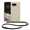 Etui Kwmobile ze smyczą do Google Pixel 8, kremowe, silikonowe, 61867.16