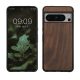 Etui Kwmobile do Google Pixel 8 Pro, brązowe, drewno/silikon, 61872.18