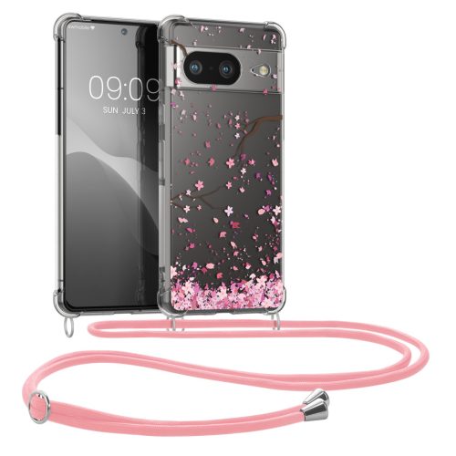 Etui Kwmobile ze smyczą do Google Pixel 8, wielokolorowe, silikonowe, 61865.02