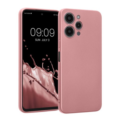 Etui Kwmobile do Xiaomi Redmi 12, różowe, silikonowe, 61880.31