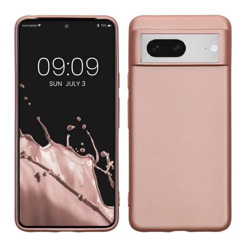 Etui Kwmobile do Google Pixel 8, różowe, silikonowe, 61857.31