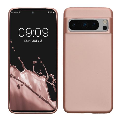 Etui Kwmobile do Google Pixel 8 Pro, różowe, silikonowe, 61858.31