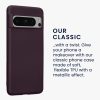 Etui Kwmobile do Google Pixel 8 Pro, Ciemny Fiolet, Silikon, 61858.115